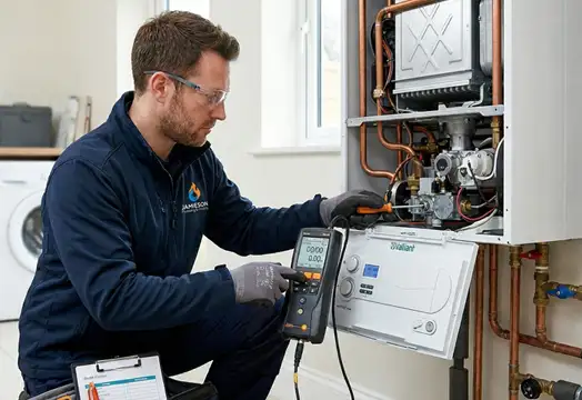 Placeholder image for engineer carrying out a boiler service